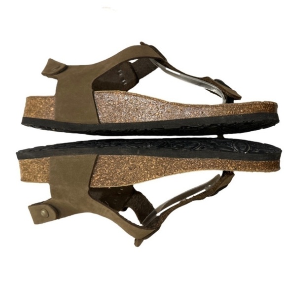 NWOT Plakton Brown Leather Pagonis Greek Sandals Womens size 36 US 5-5.5 - Picture 7 of 11